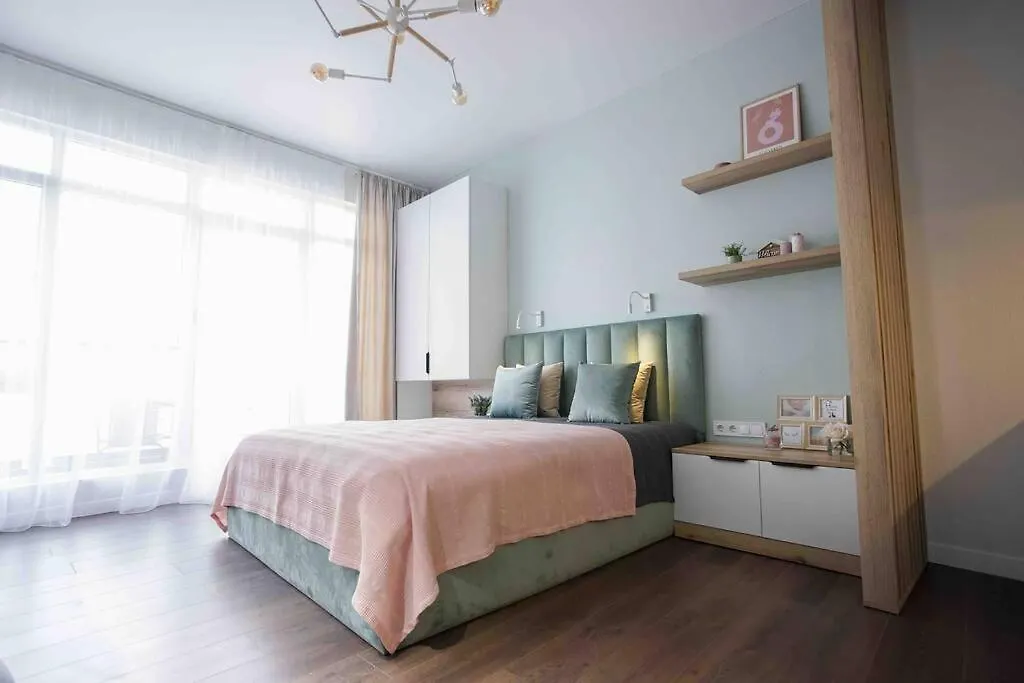 Gg Home - New, Cozy Studio In White Sails With Sea View On 12Th Floor Batumi Apartment