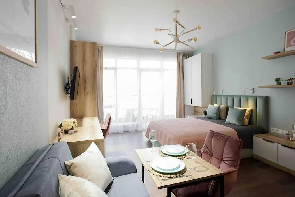 Apartment Gg Home - New, Cozy Studio In White Sails With Sea View On 12Th Floor Batumi Georgia